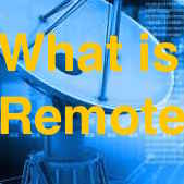 what is the remote reseach ?